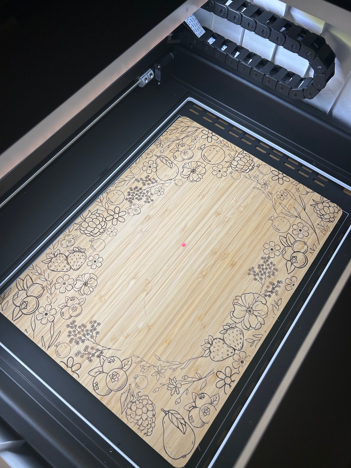 Floral Fruit Cutting Boards