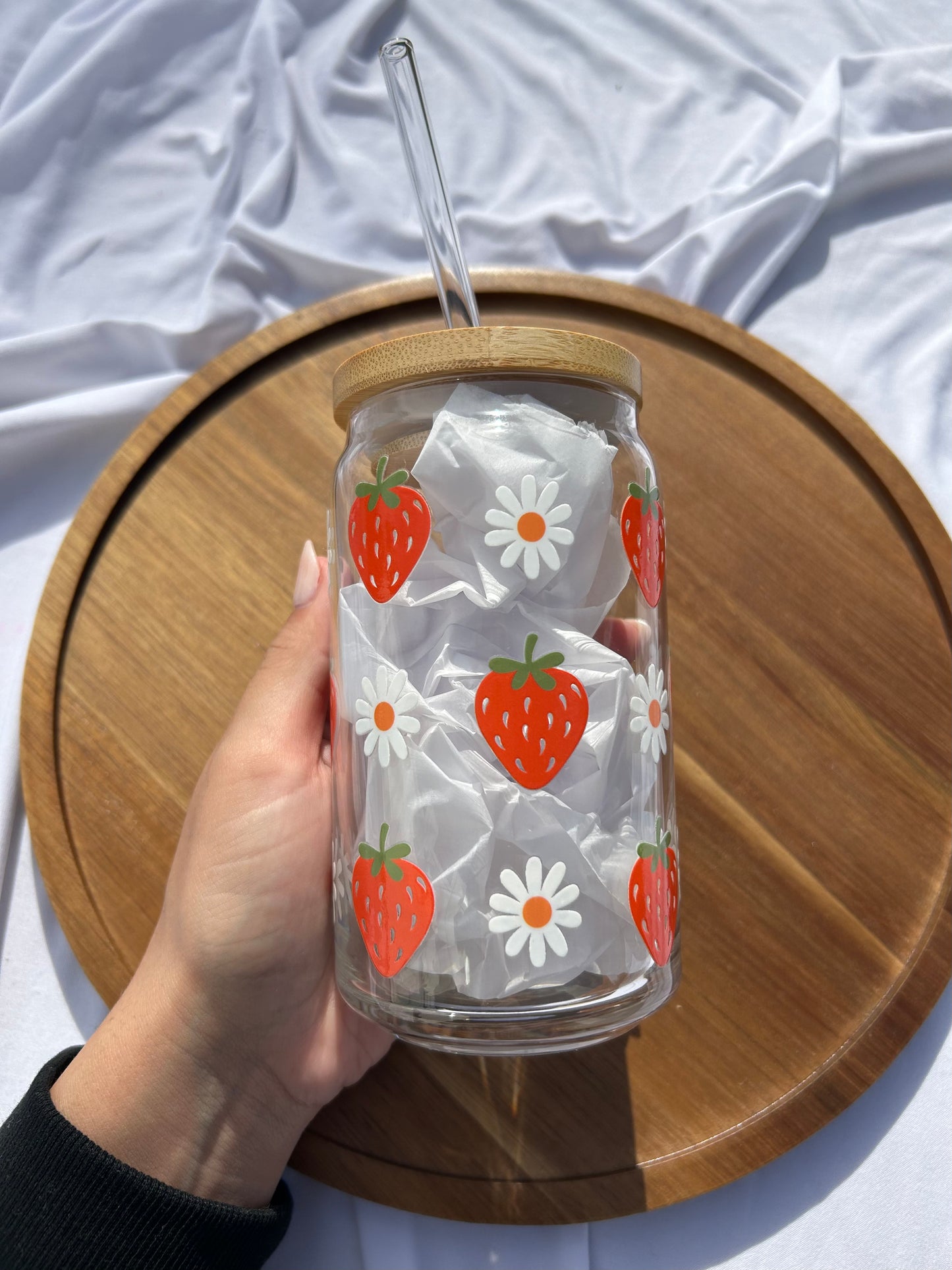 Strawberries and Daisies